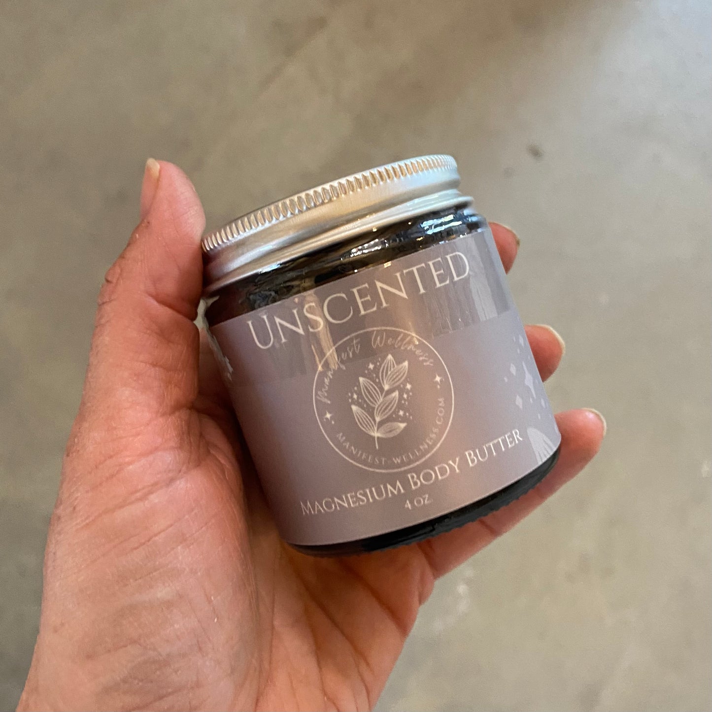 Magnesium Infused Body Butter - Unscented, Sleep or Muscle - by Manifest Wellness - The Hippie Farmer