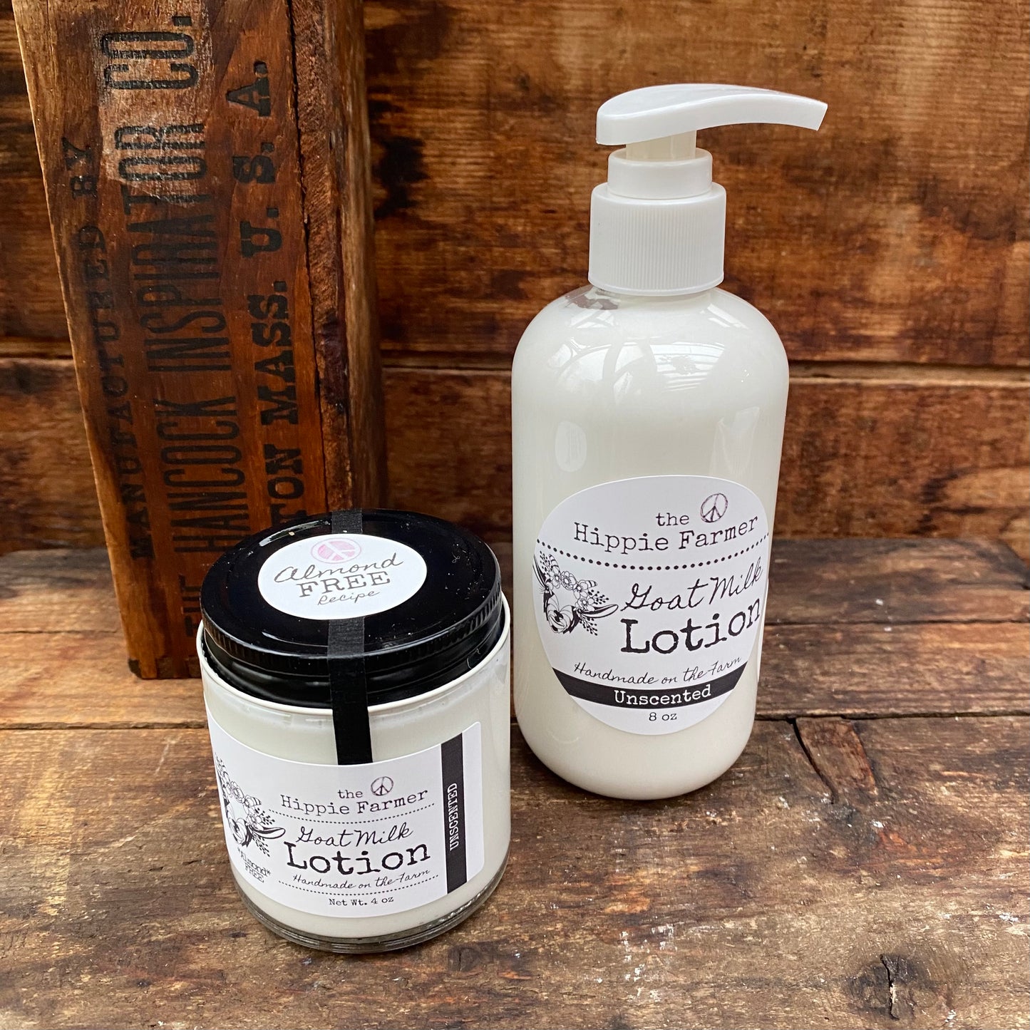 Goat Milk Lotion - Unscented - Almond Free Recipe - The Hippie Farmer