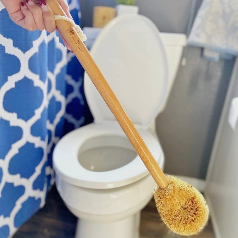 Toilet Brush - Made with Coconut Fiber - by ME Mother Earth - The Hippie Farmer