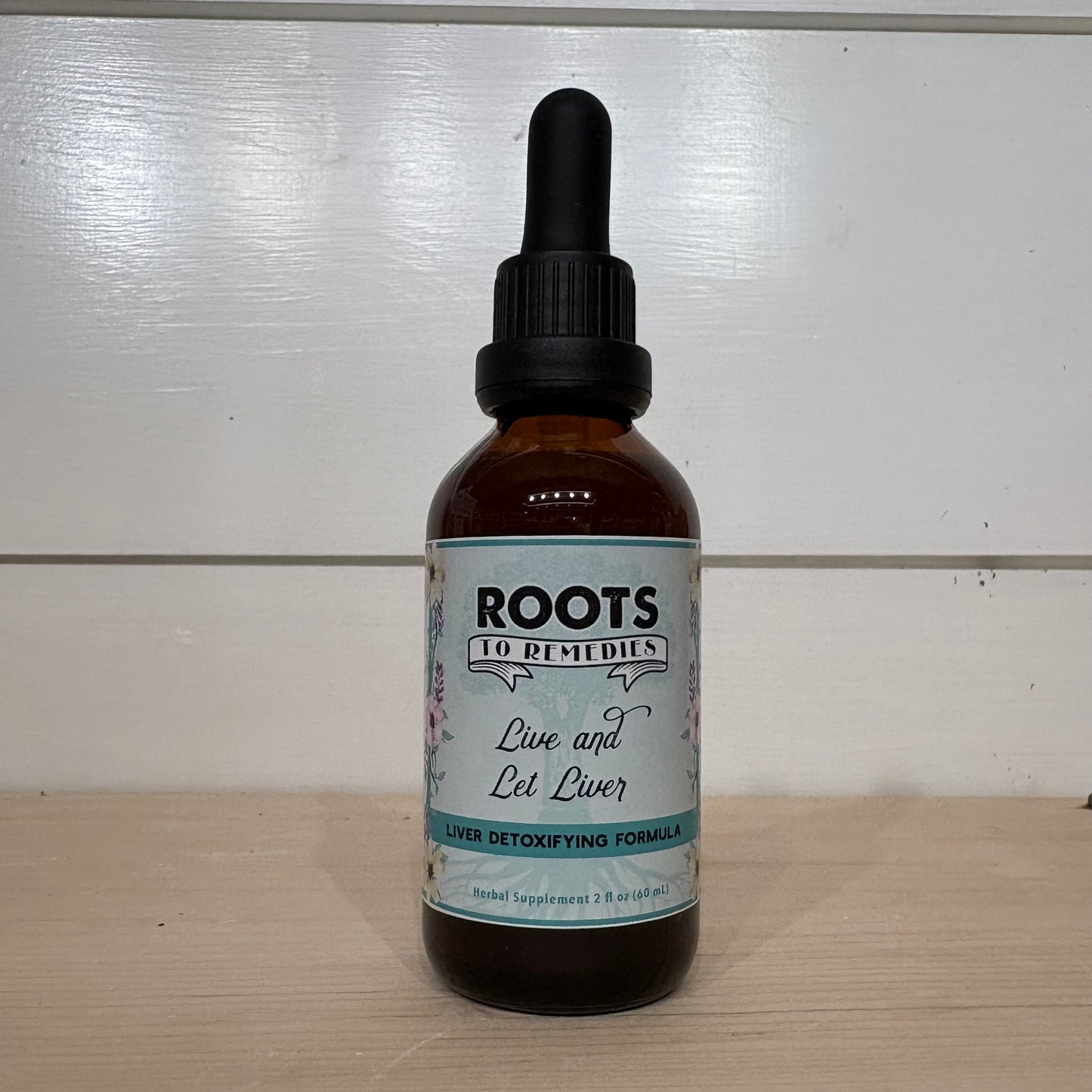 LIVE and LET LIVER - Liver Detoxifying Formula - Alcohol Free 2 fl oz- by Roots to Remedies