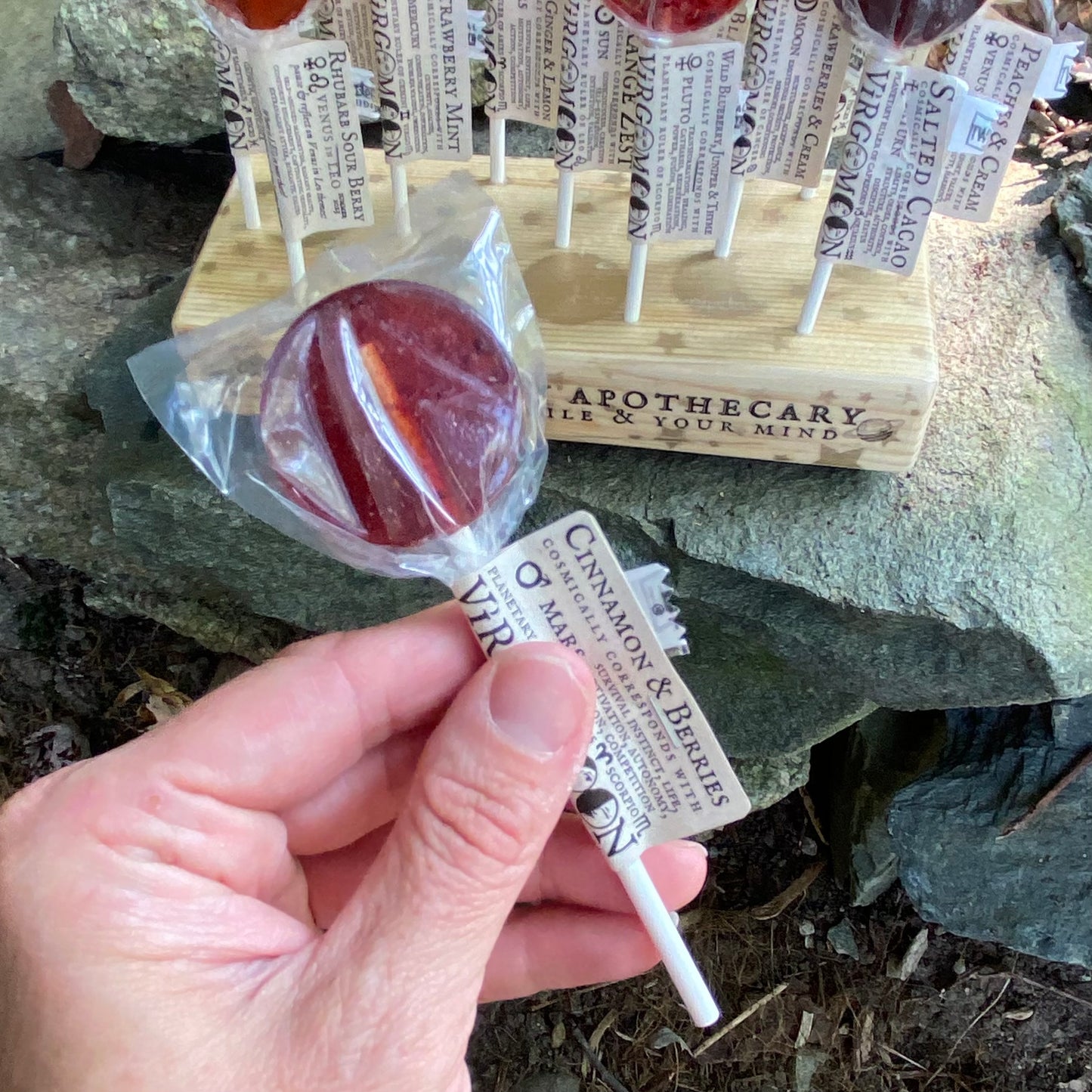 Plants & Planets Lollipops - Cosmic Candy Apothecary- Assorted Flavors - by VirgoMoon - The Hippie Farmer
