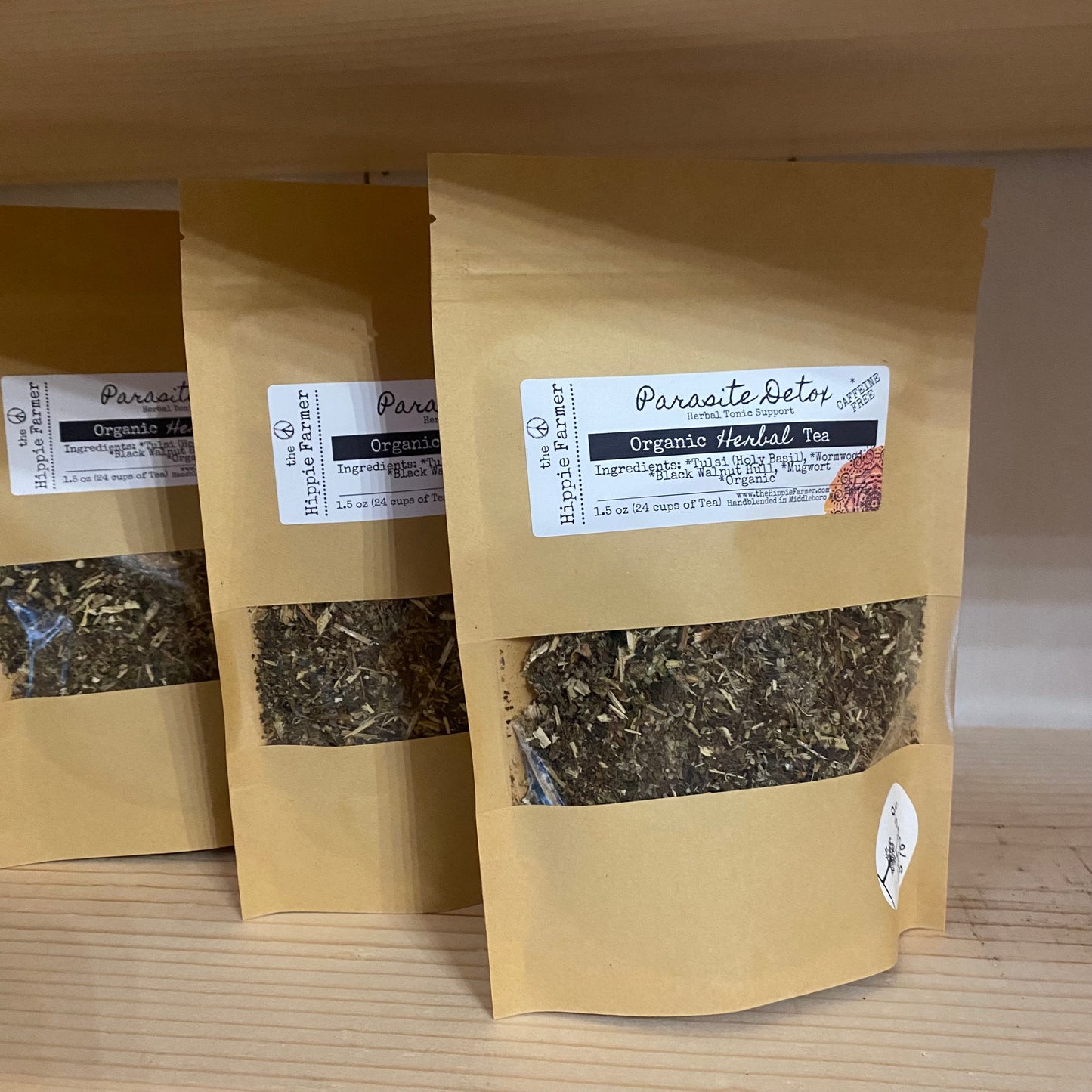 Parasite Detox (Caffeinated or Caffeine Free Blend) - Organic Herbal Teas - 1.5oz - The Hippie Farmer