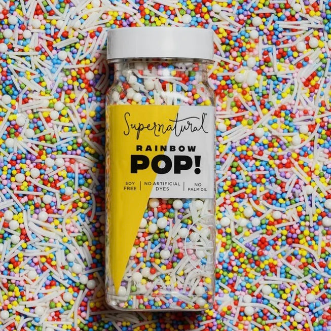 Rainbow POP! - Dye Free Sprinkles by Supernatural - The Hippie Farmer