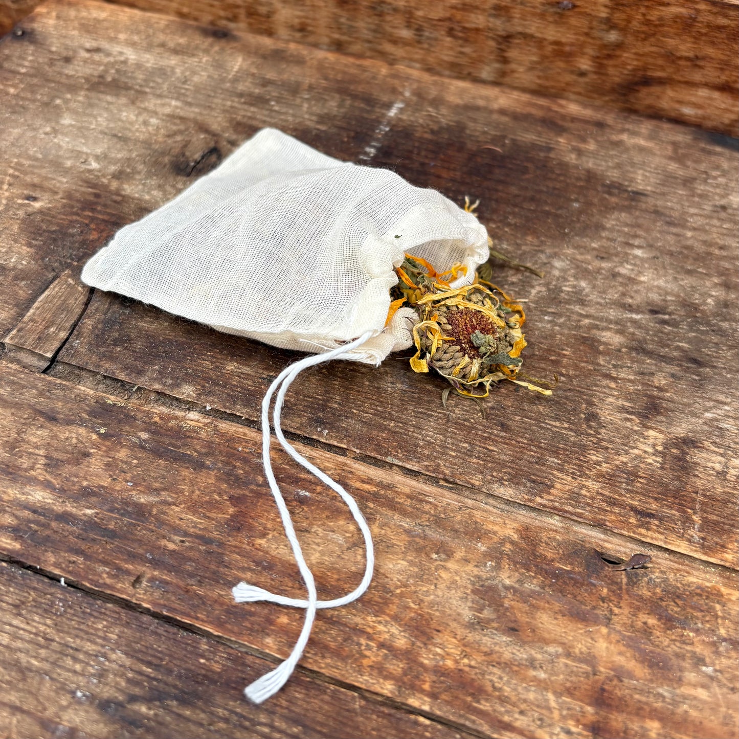 Reusable Tea Bags - 2 Large Cotton Bags