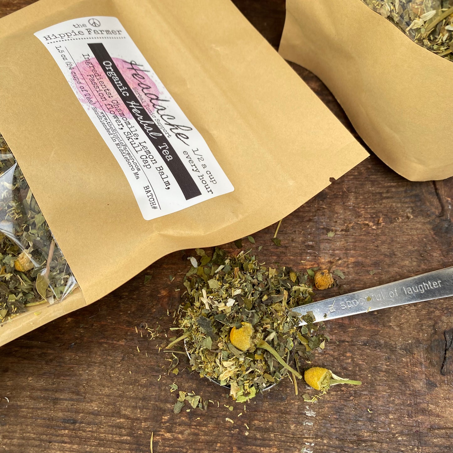 Headache Support - Organic Herbal Teas - 1.5oz - The Hippie Farmer