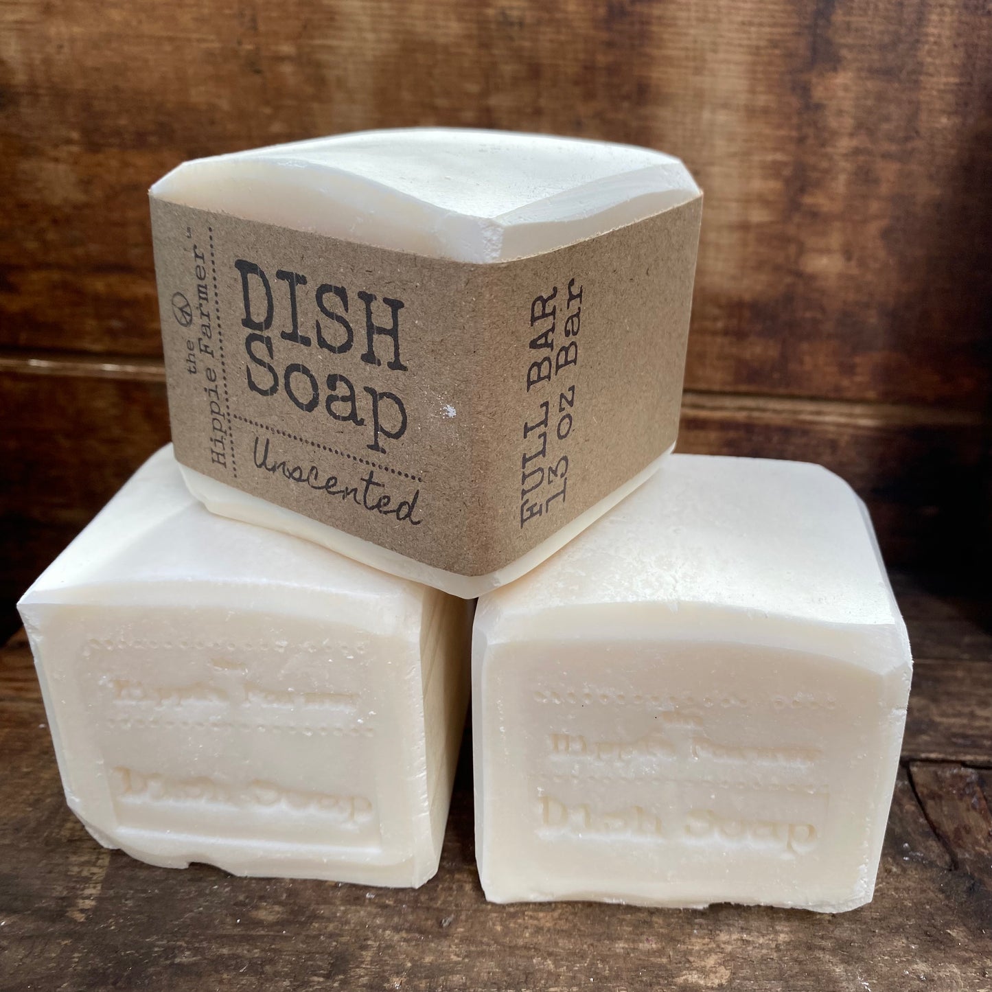Dish Soap - Unscented - Half or Full Bar - The Hippie Farmer