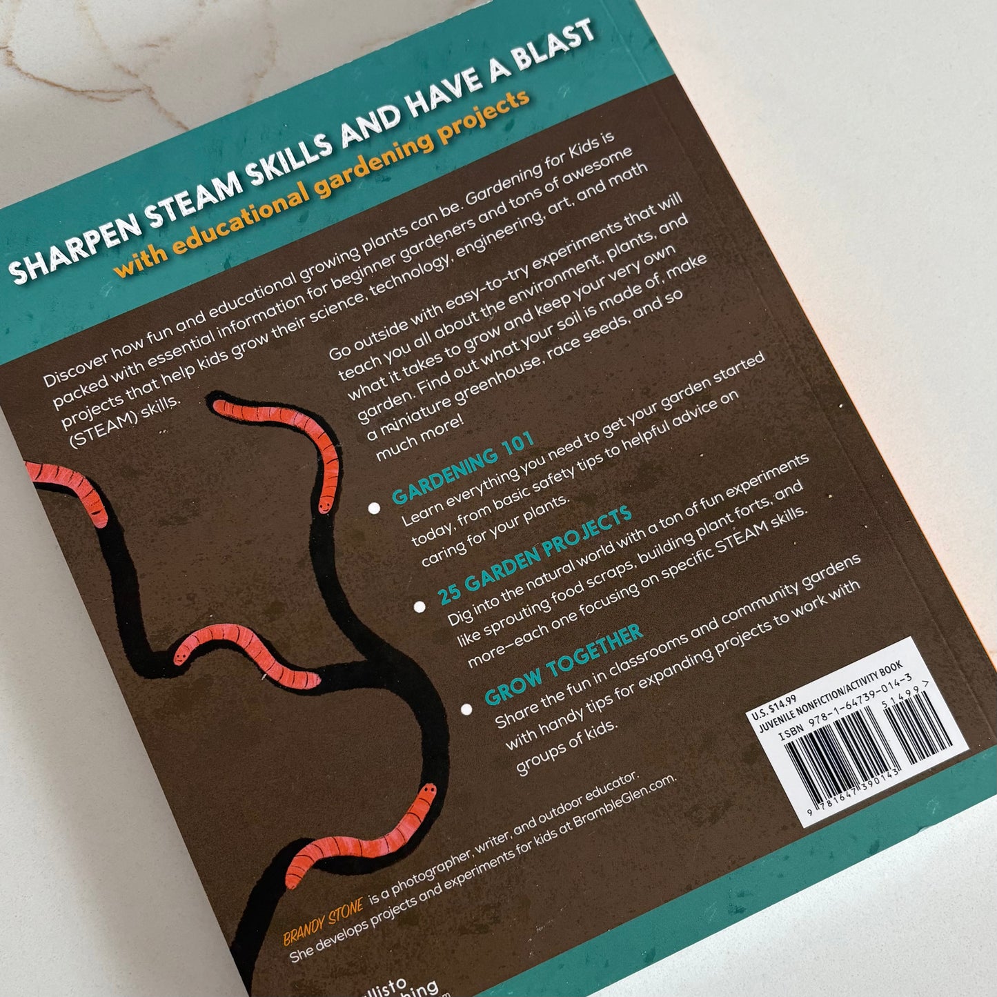 Gardening for Kids - Learn, Grow, and Get Messy with Fun STEAM Projects - Book by Brandy Stone - The Hippie Farmer
