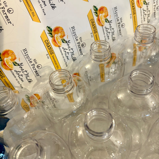 Goat Milk Lotion - Orange Essential Oil - The Hippie Farmer