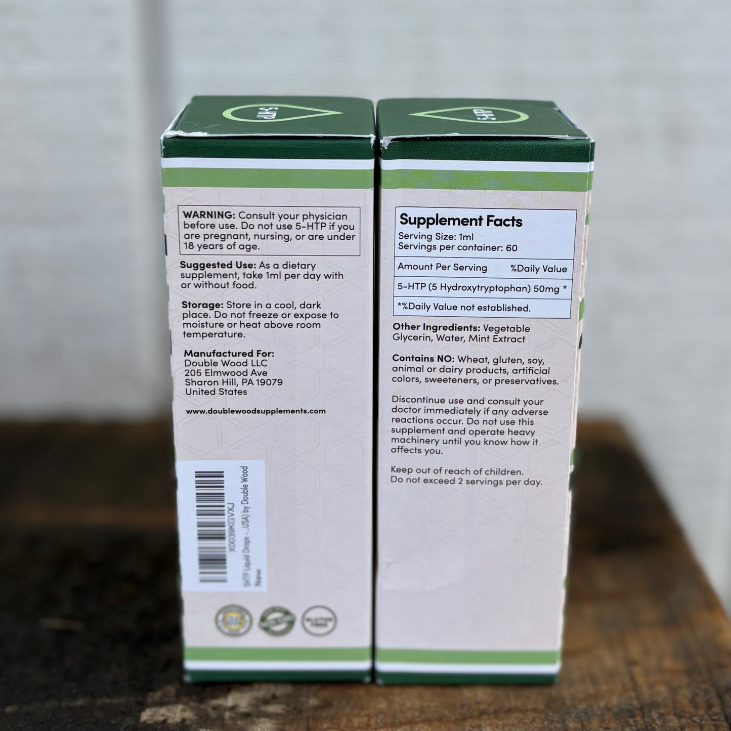 5-HTP - Mood and Sleep Support - 50mg by Double Wood Supplements