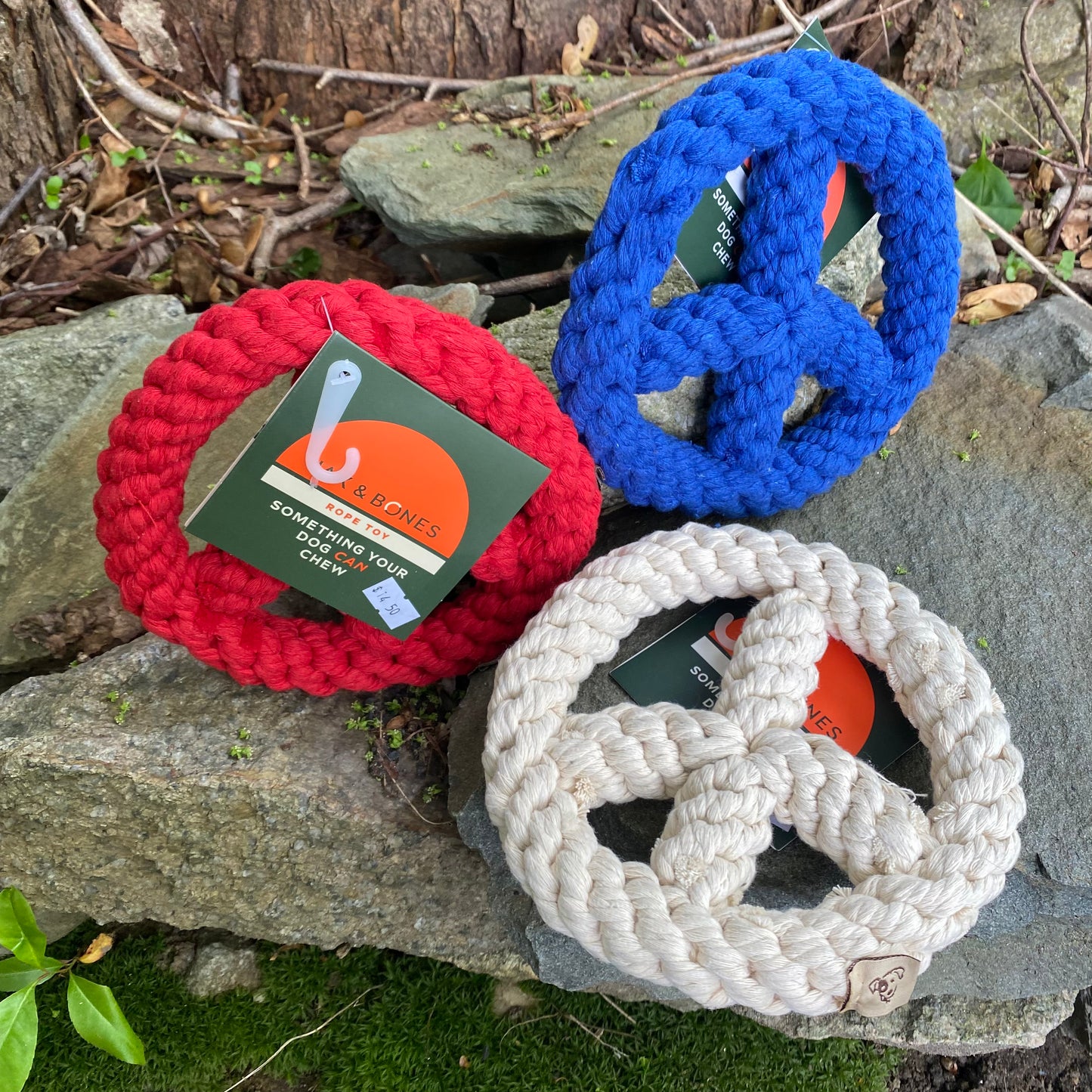 Peace Sign - Dog Rope Toy - by Jax & Bones - The Hippie Farmer