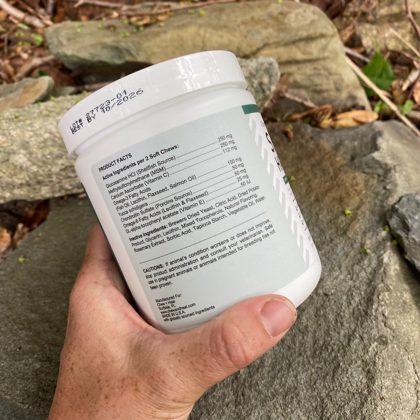 Senior Hip and Joint - Formulated for Older Dogs - by Chew + Heal - The Hippie Farmer