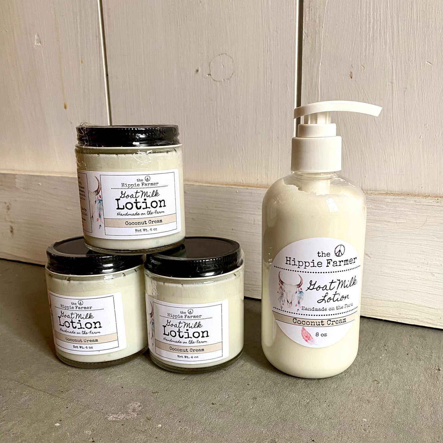 Goat Milk Lotion - Coconut Cream - The Hippie Farmer