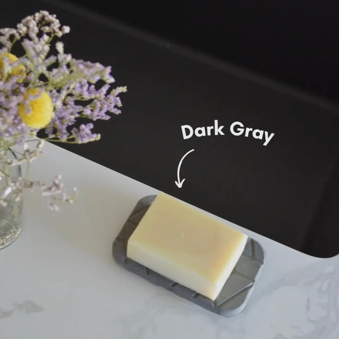 Diatomite Soap Dish - Geometric, Shampoo/Conditioner or Face/Body - from Mother Earth ME