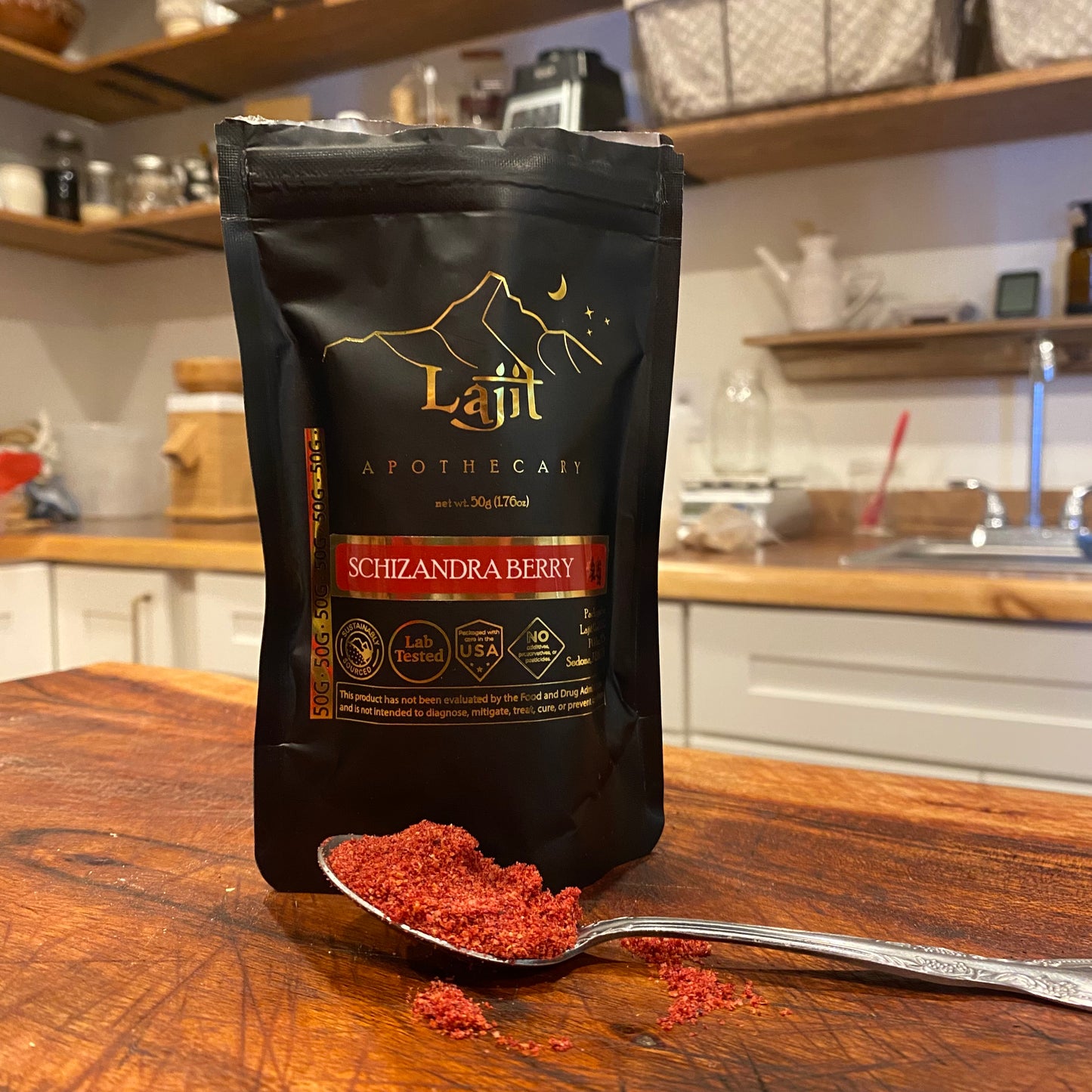 Schizandra Berry - 50g (1.76oz) - by Lajit Apothecary - The Hippie Farmer