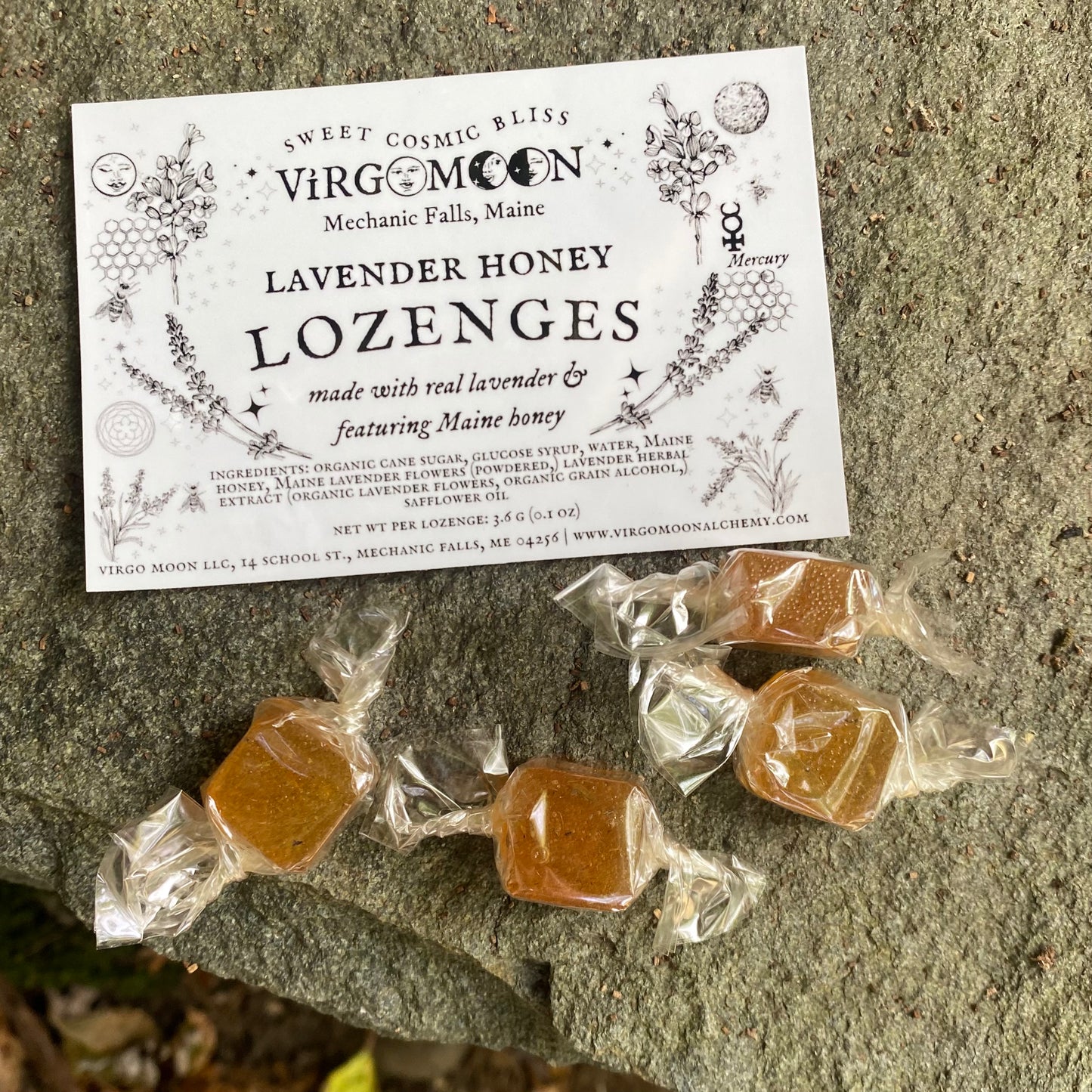 Lavender Honey Lozenges - SINGLE - by VirgoMoon - The Hippie Farmer