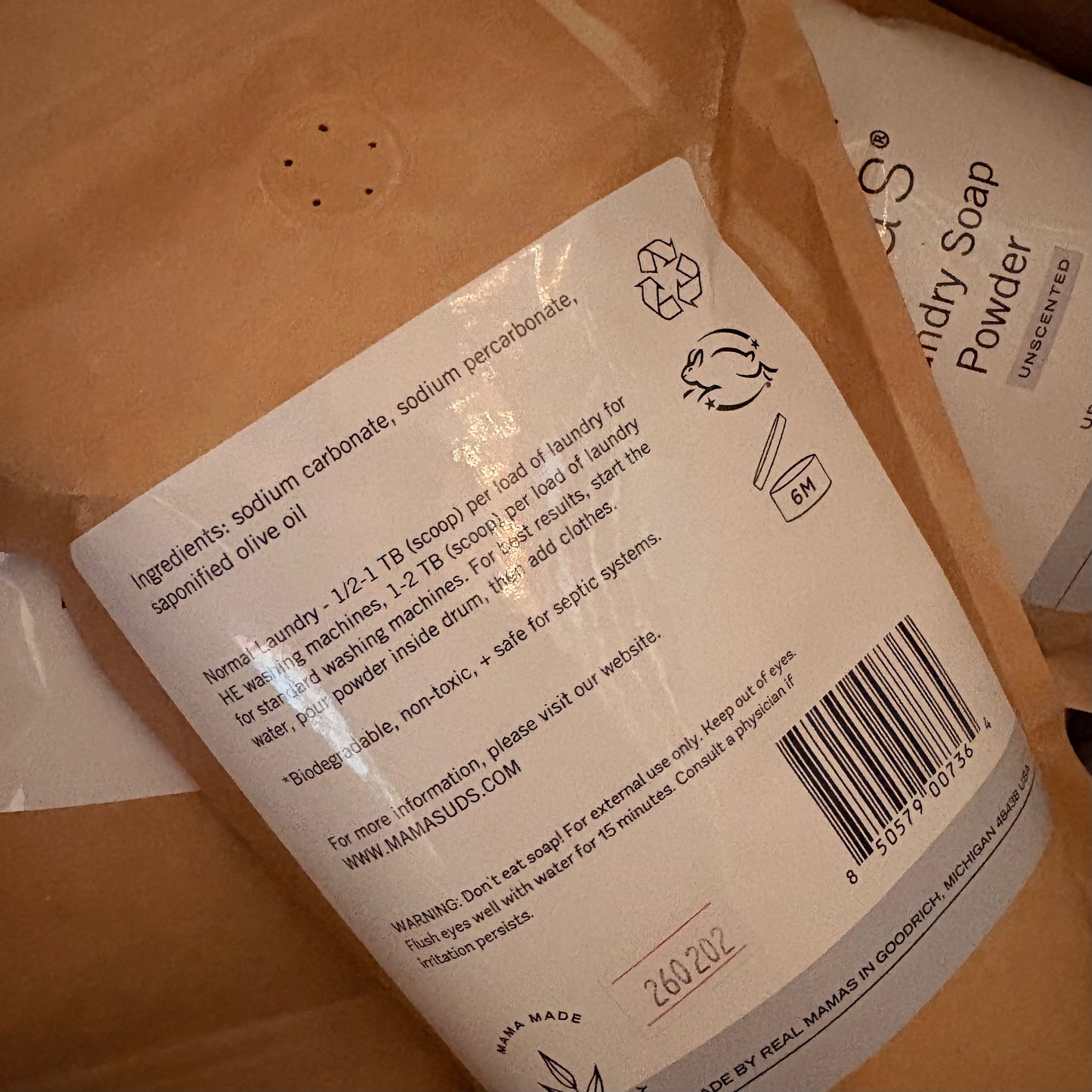 Powder Laundry Soap - by Mama Suds