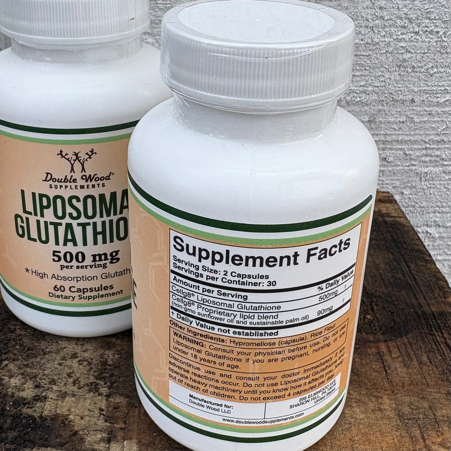 Liposomal Glutathione - 500mg by Double Wood Supplements