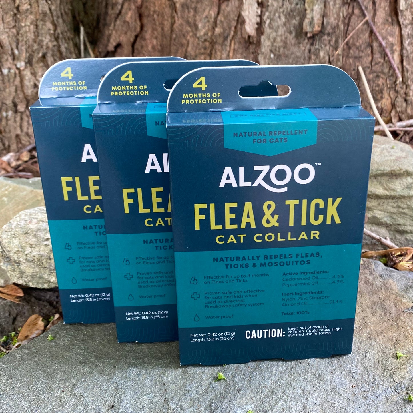 Flea & Tick Cat Collar - Natural - by ALZOO - The Hippie Farmer