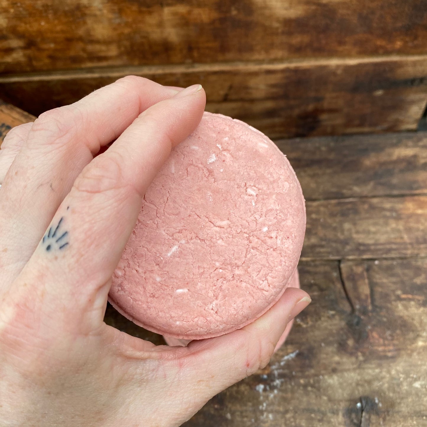 Syndet Shampoo Bar - Lime & Rosemary Essential Oils & Beet Root - The Hippie Farmer