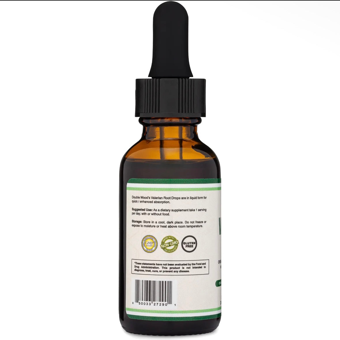 Valerian Root - Organic Calming Support 1fl oz by Double Wood