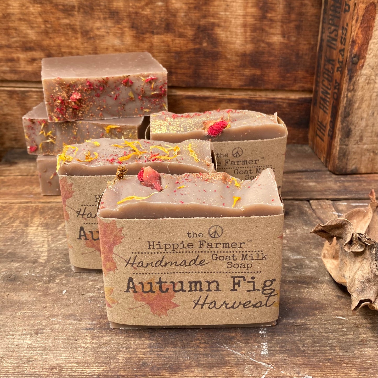 Goat Milk Soap - Autumn Fig Harvest - The Hippie Farmer