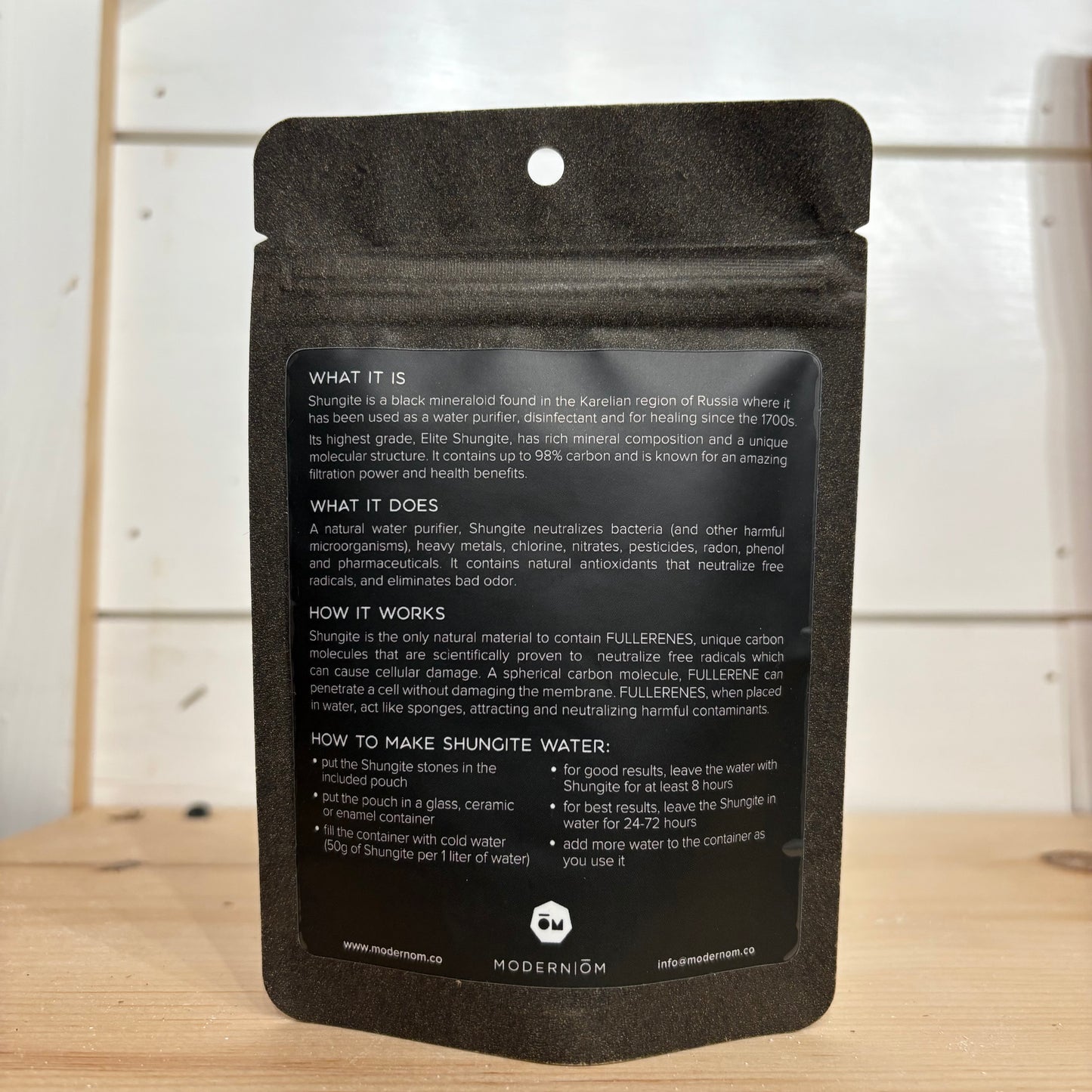 Living Water - Elite Shungite Kit 1.8 oz - Modern OM - The Hippie Farmer