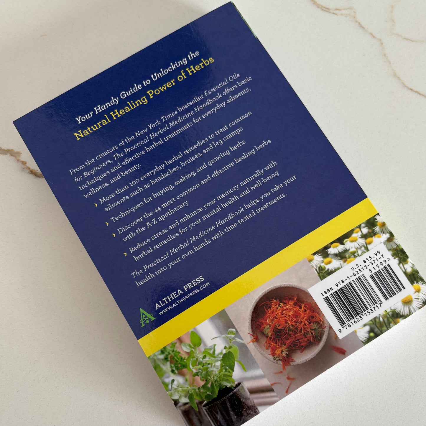The Practical Herbal Medicine Handbook - Your quick reference guide to healing herbs & remedies - Book by Althea Press - The Hippie Farmer