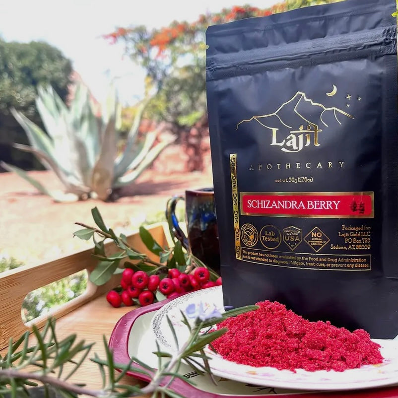 Schizandra Berry - 50g (1.76oz) - by Lajit Apothecary - The Hippie Farmer