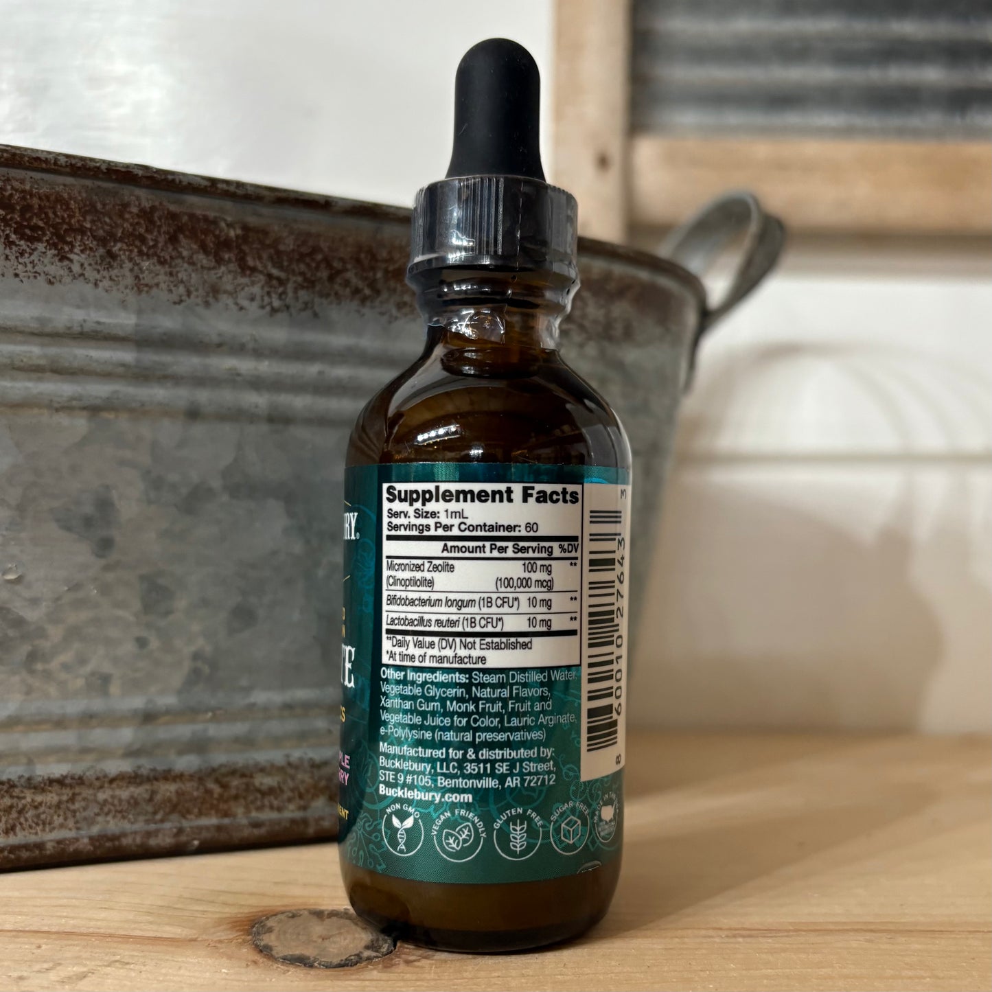 Zeolite Kids with Probiotic - Micronized Suspension - by Bucklebury