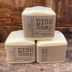 Lemongrass Dish Bar Soap  - Sample or Full Block