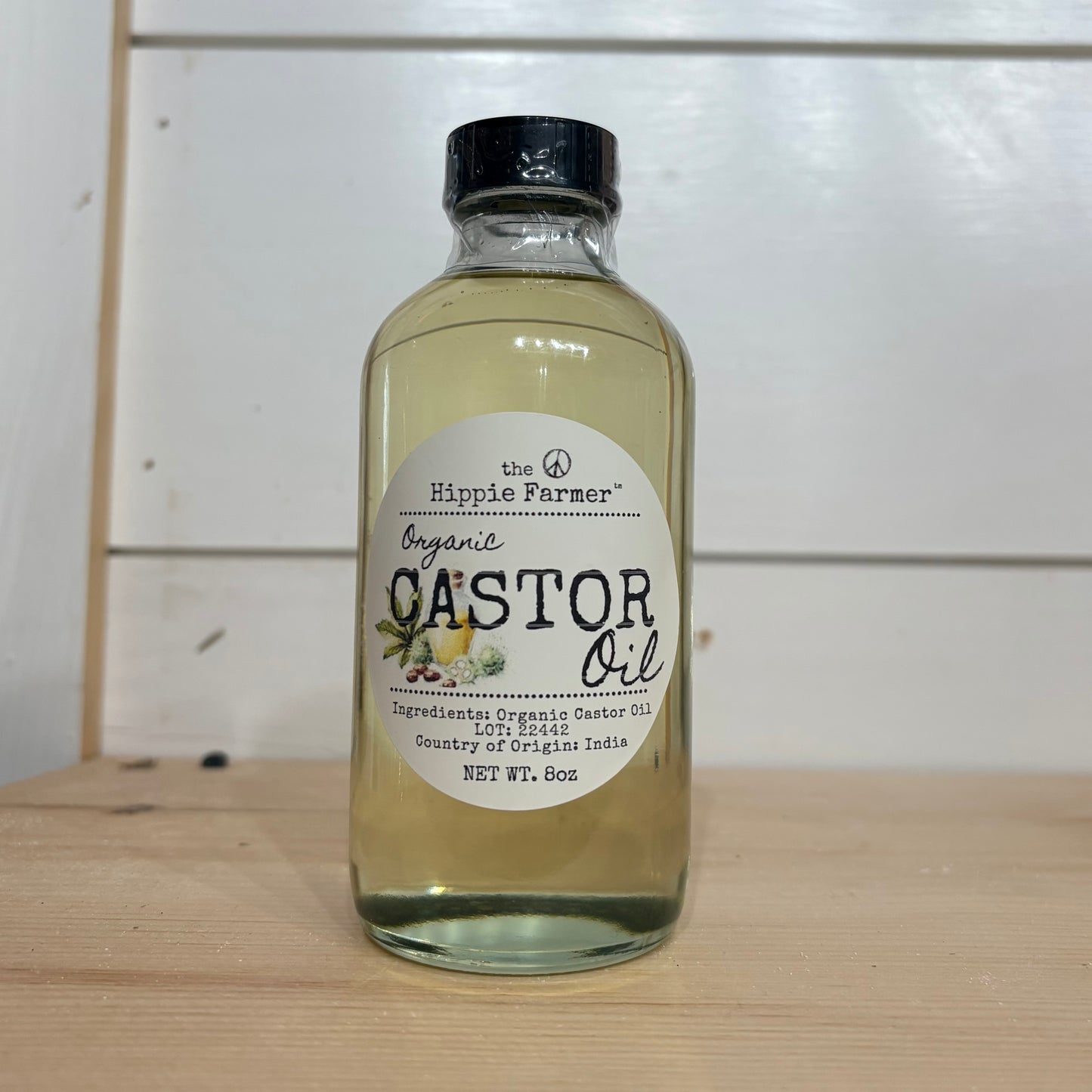 Organic Castor Oil - 8oz - The Hippie Farmer