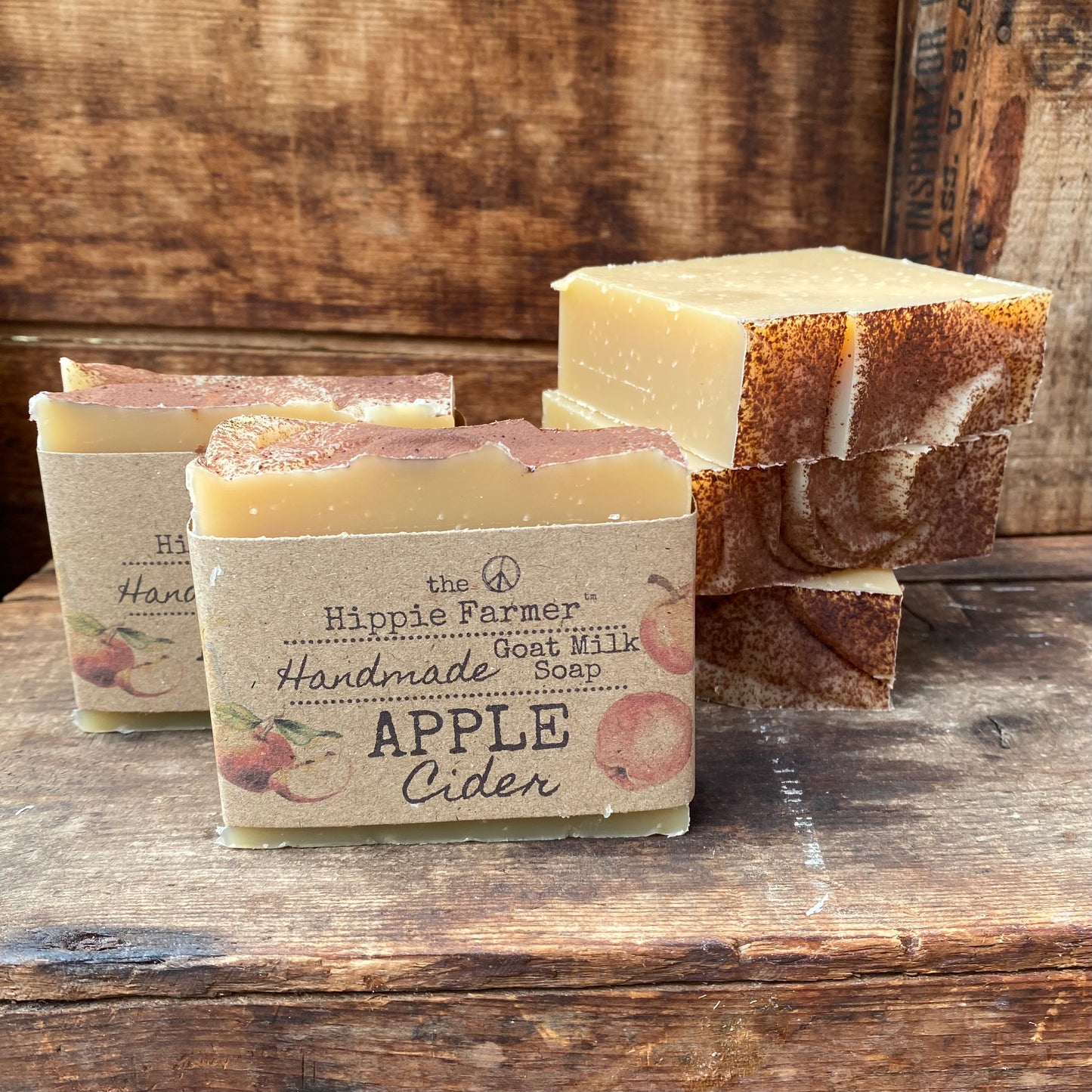 Goat Milk Soap - Apple Cider - The Hippie Farmer