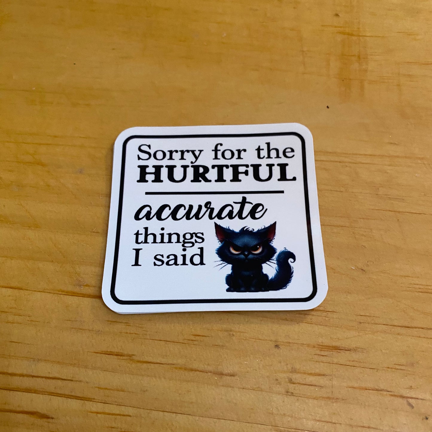 Little Accurate Sticker Collection - Small Vinyl Stickers - Sold Individually - The Hippie Farmer