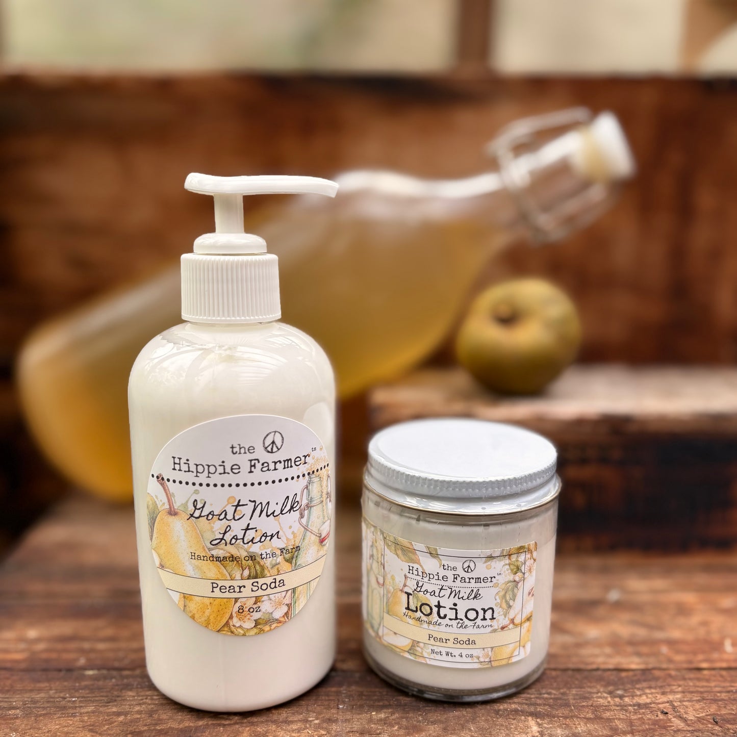 Pear Soda Goat Milk Lotion | The Hippie Farmer
