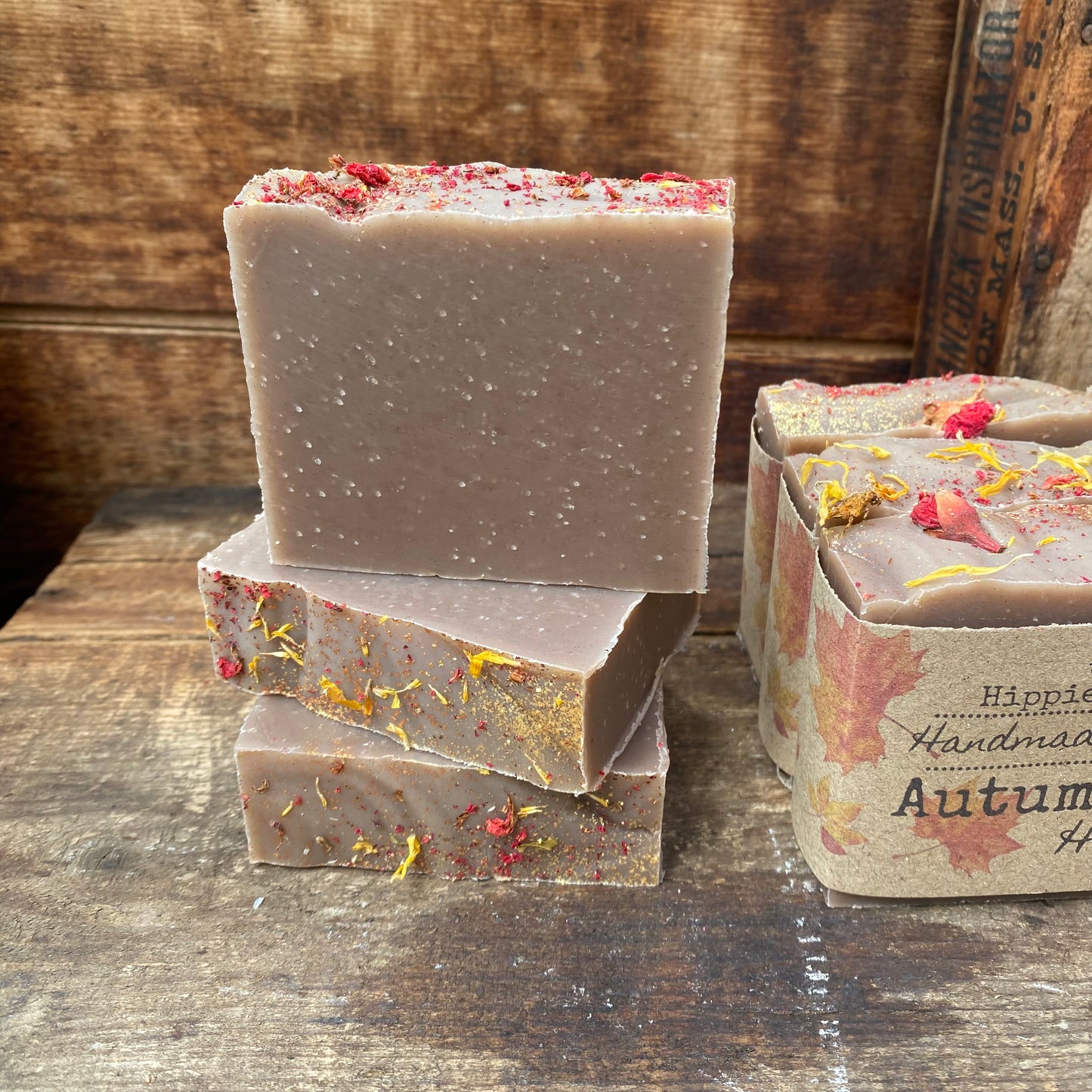 Goat Milk Soap - Autumn Fig Harvest - The Hippie Farmer
