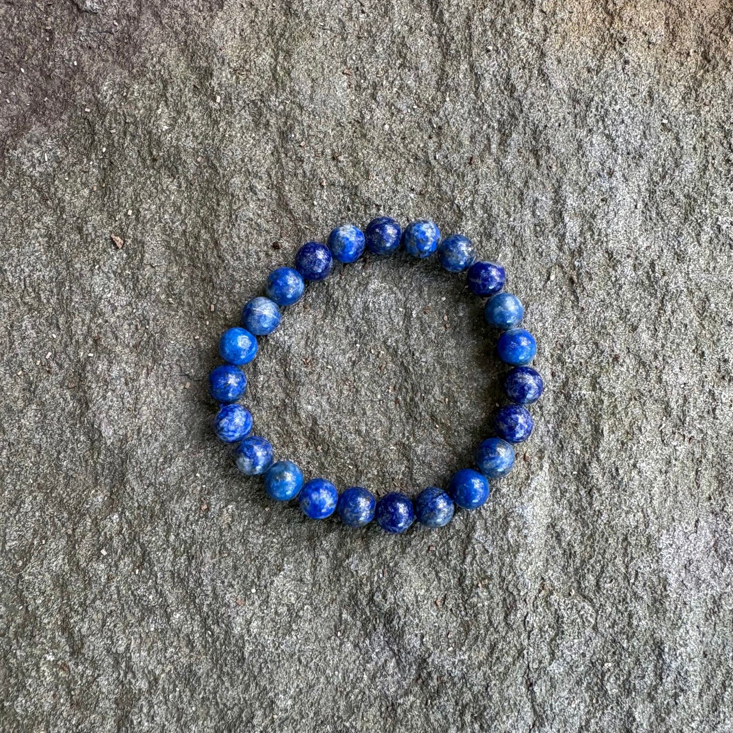 Lapis Lazuli Bracelet - Stress, Anxiety & ADHD Support - Precious Stone - The Hippie Farmer
