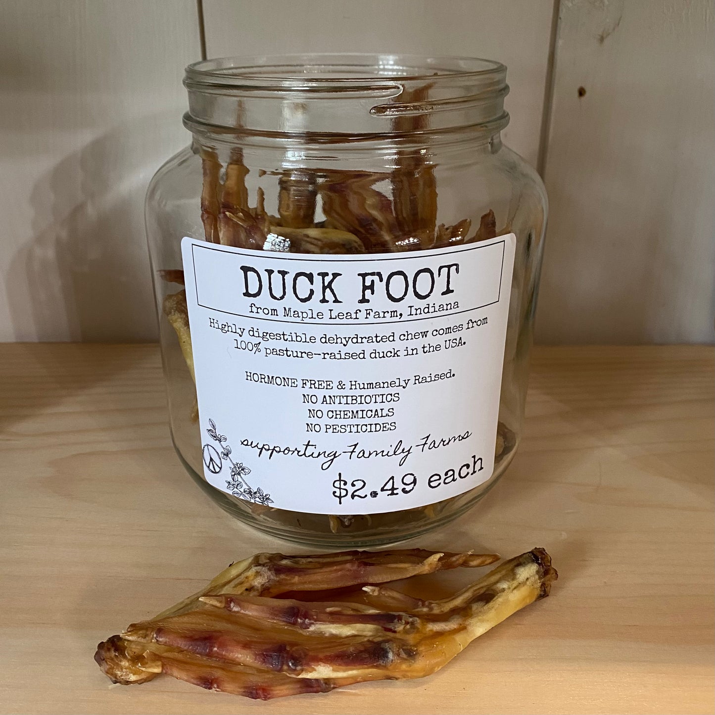 Bulk Dehydrated Dog Chew Treats - Chicken Head, Chicken Neck, Duck Head, or Duck Feet - by Farm Hounds