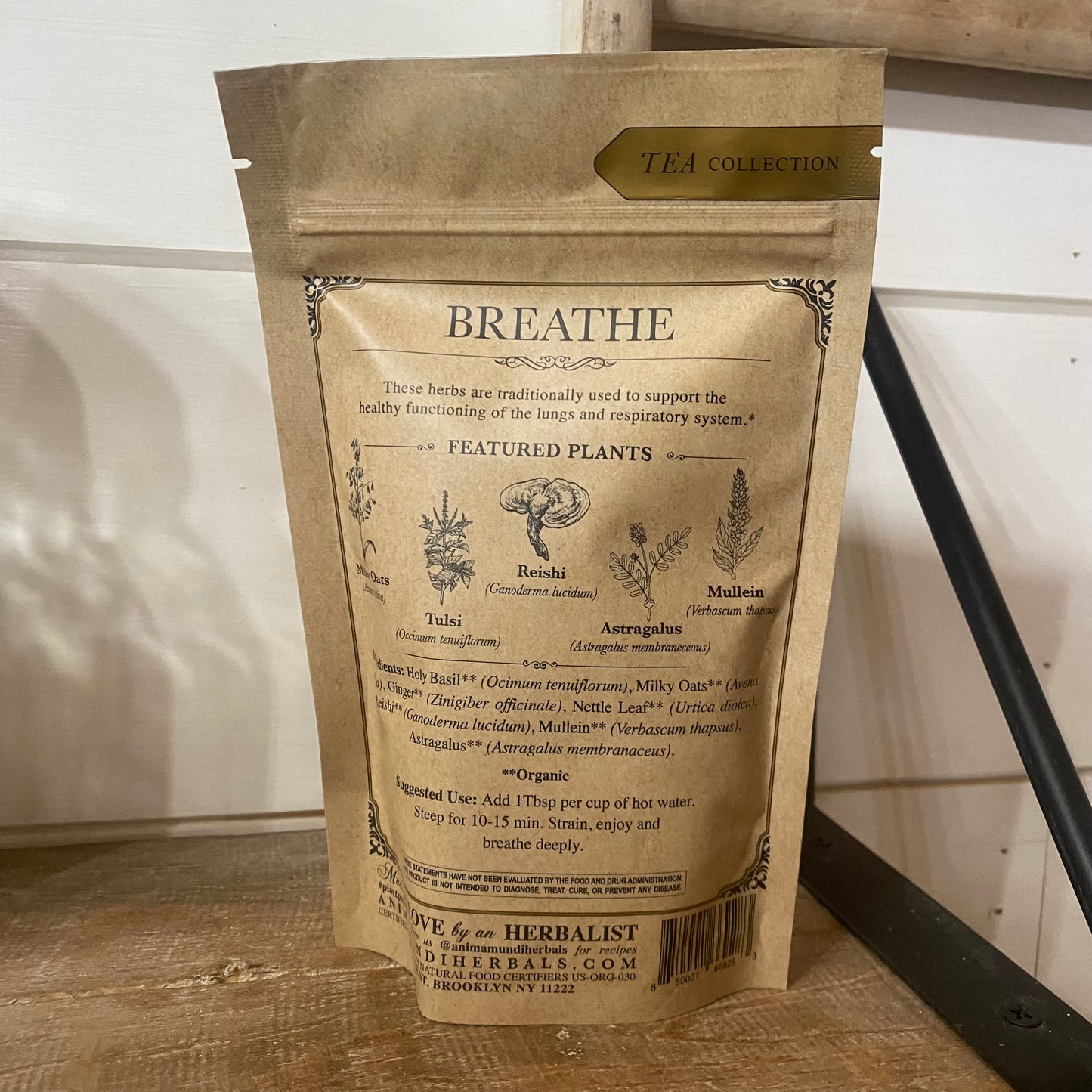 BREATHE - Lung & Respiratory Aid - Lung Tonic Tea - 2oz by Anima Mundi - The Hippie Farmer