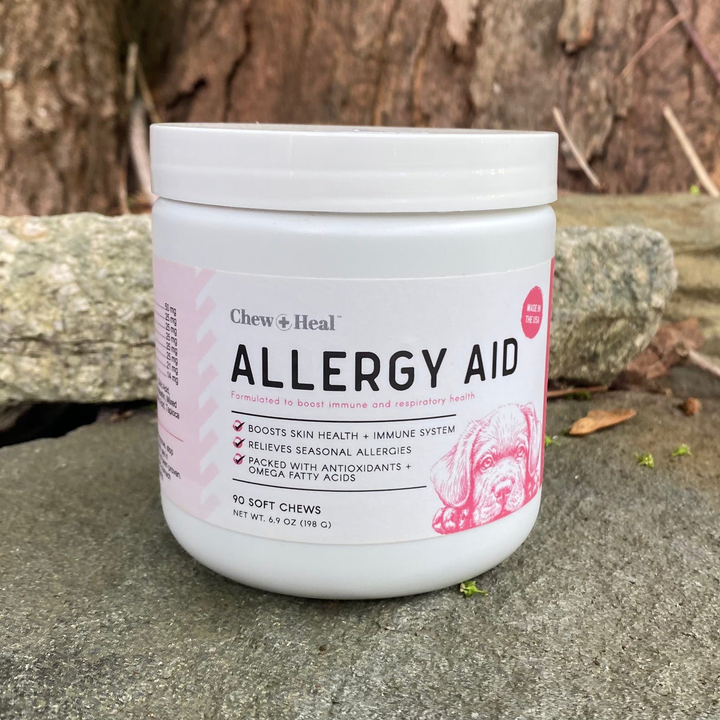 Allergy Aid - Boost Immune and Respiratory for Dogs - by Chew + Heal - The Hippie Farmer