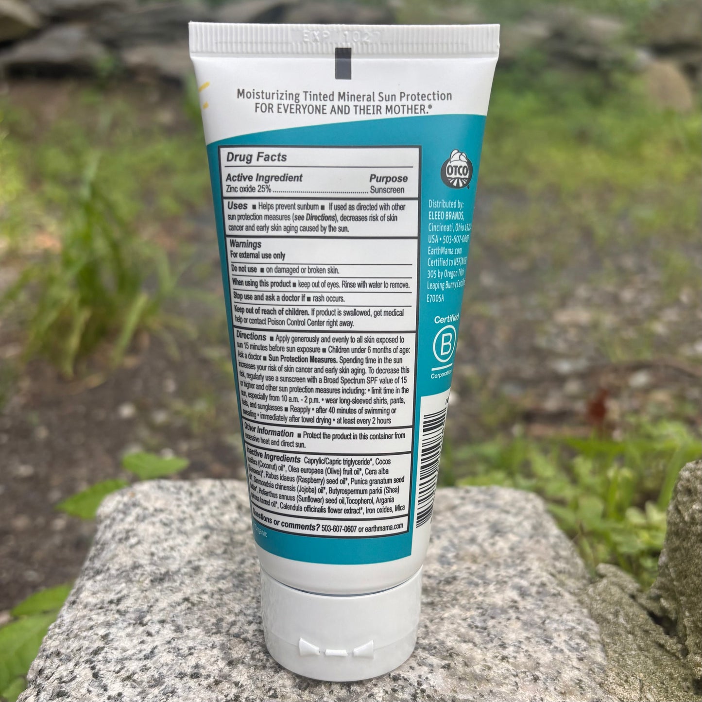 Mineral Sunscreen Lotion - Uber Sensitive, Broad Spectrum, or Broad Spectrum Face Stick - by Earth Mama