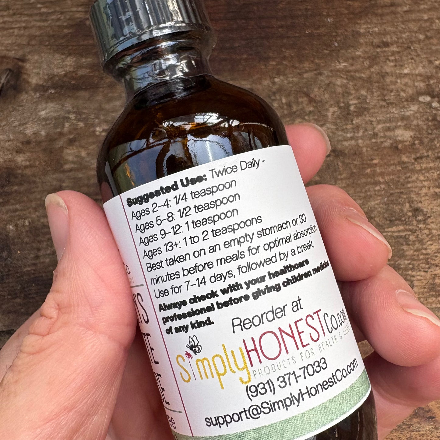 Children’s Parasite Cleanse - Alcohol Free 2oz by Simply Honest Co.