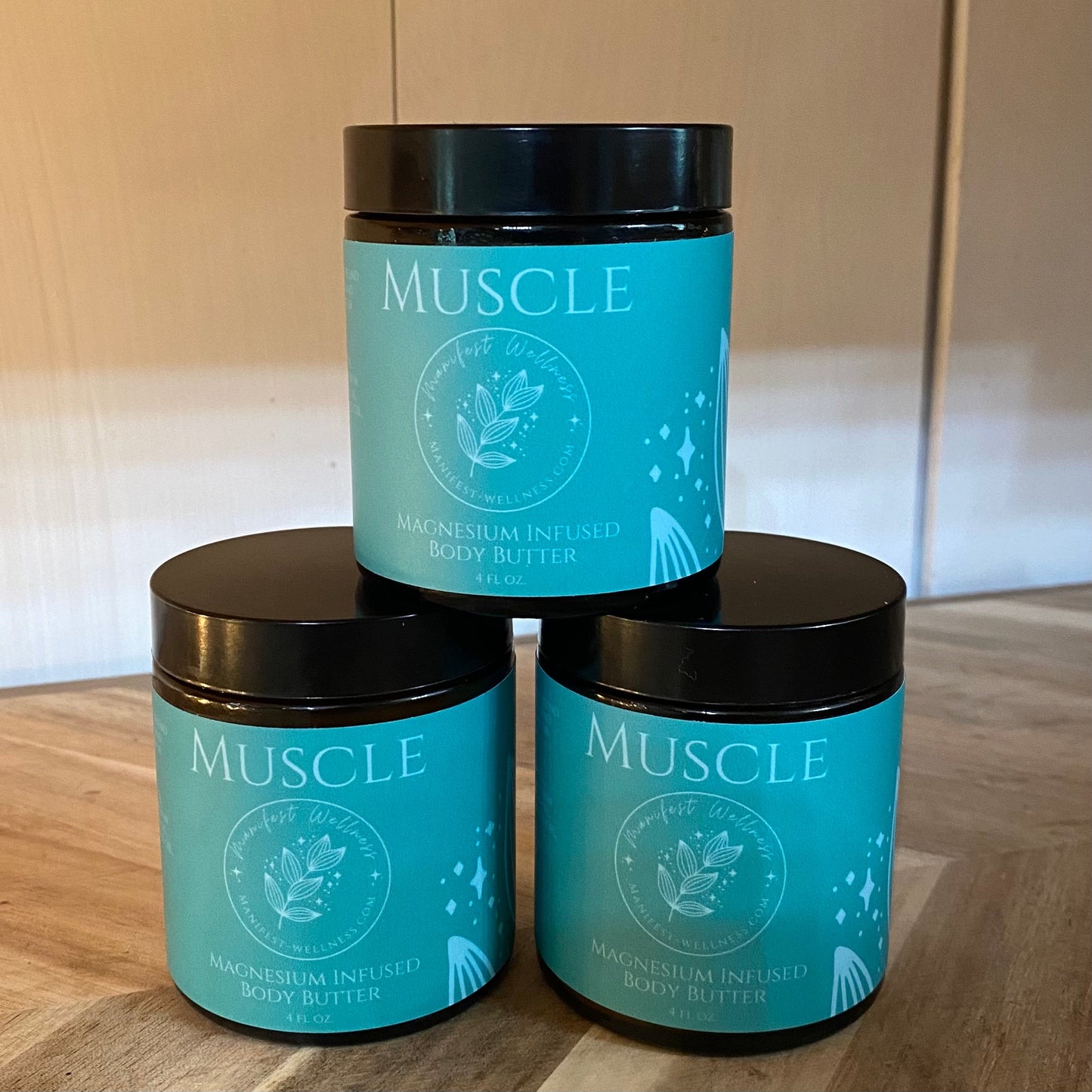 Magnesium Infused Body Butter - Unscented, Sleep or Muscle - by Manifest Wellness - The Hippie Farmer