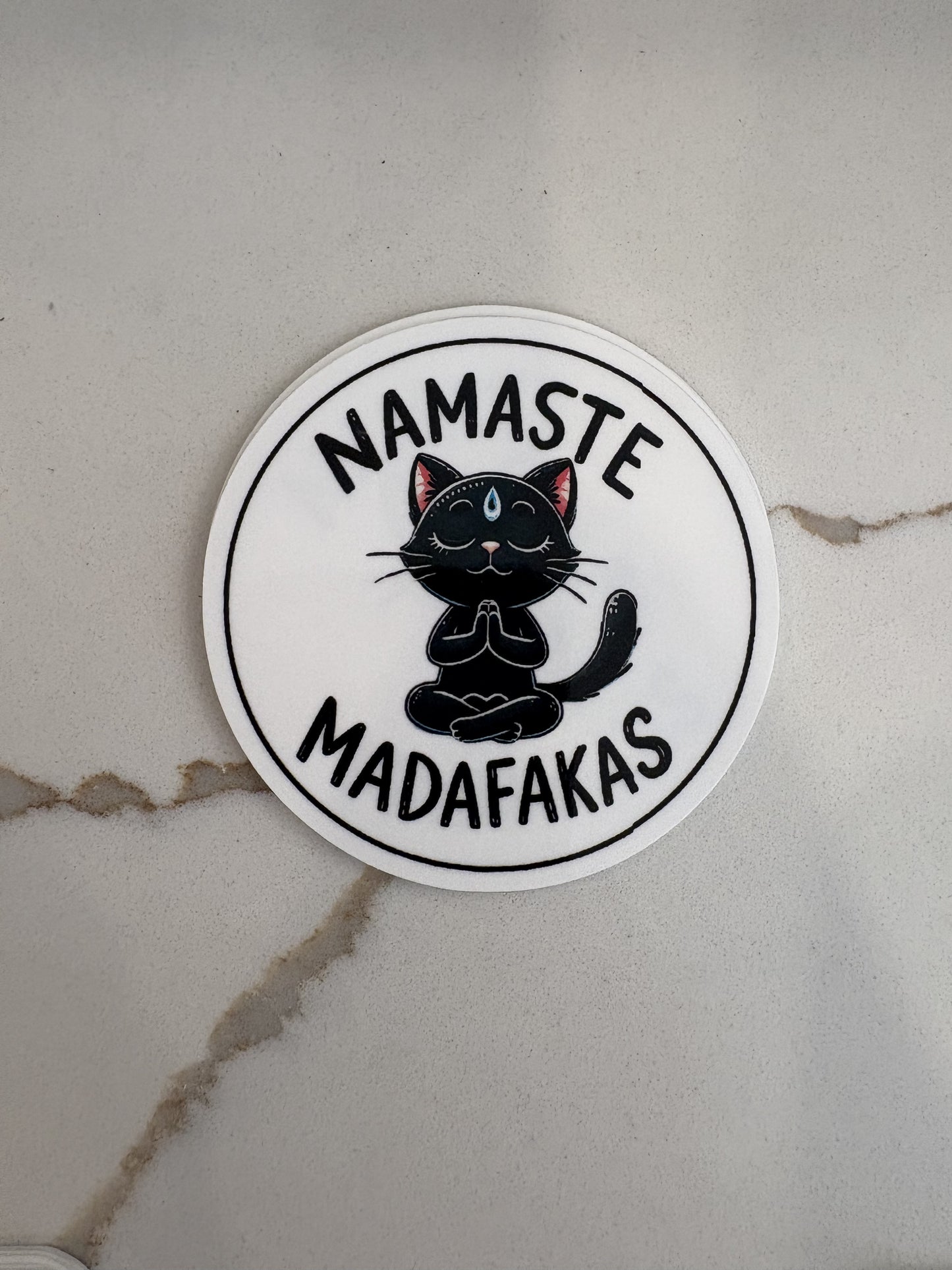 Zen Cat Sticker Collection - Sold Individually - The Hippie Farmer