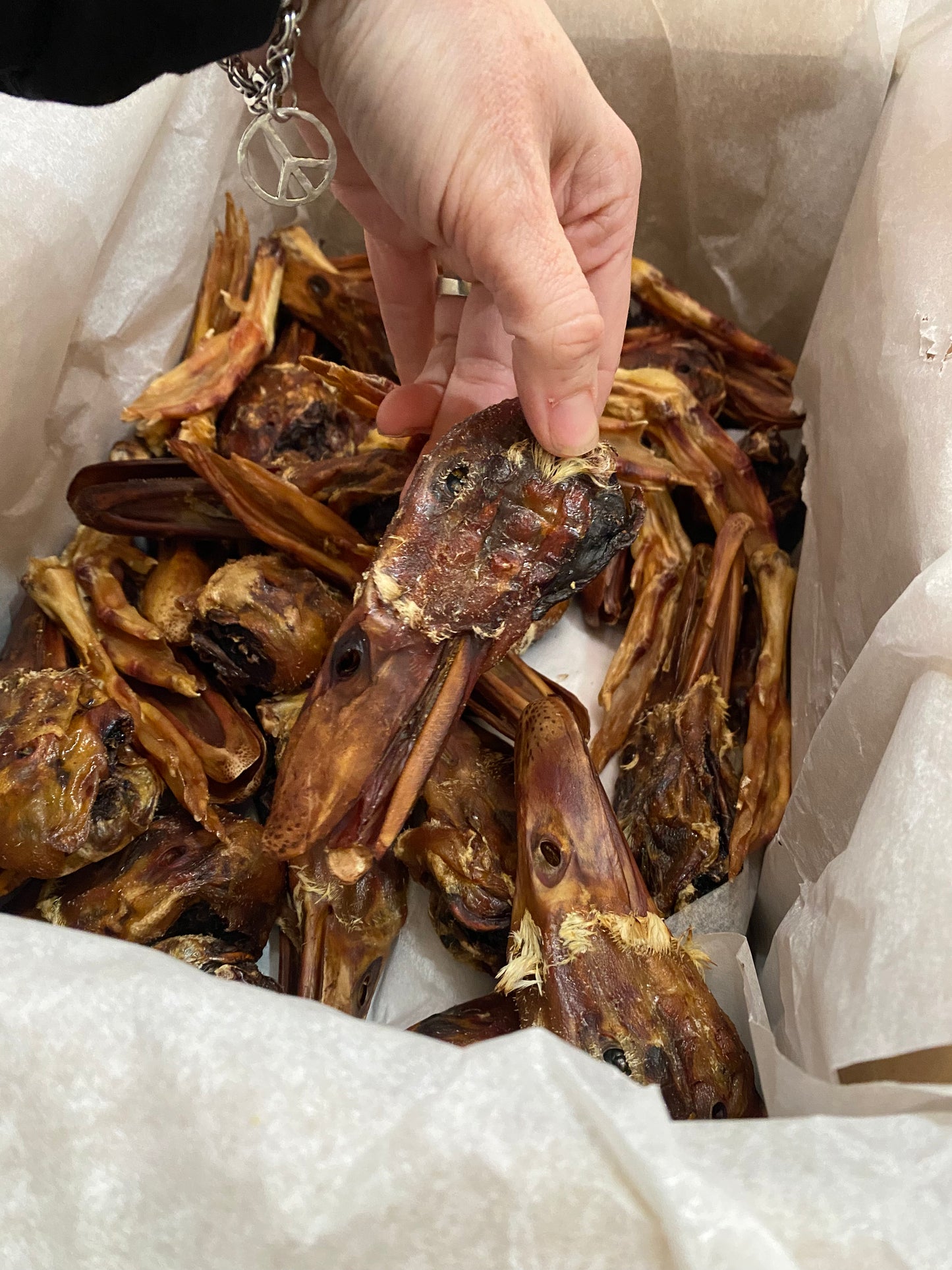 Bulk Dehydrated Dog Chew Treats - Chicken Head, Chicken Neck, Duck Head, or Duck Feet - by Farm Hounds