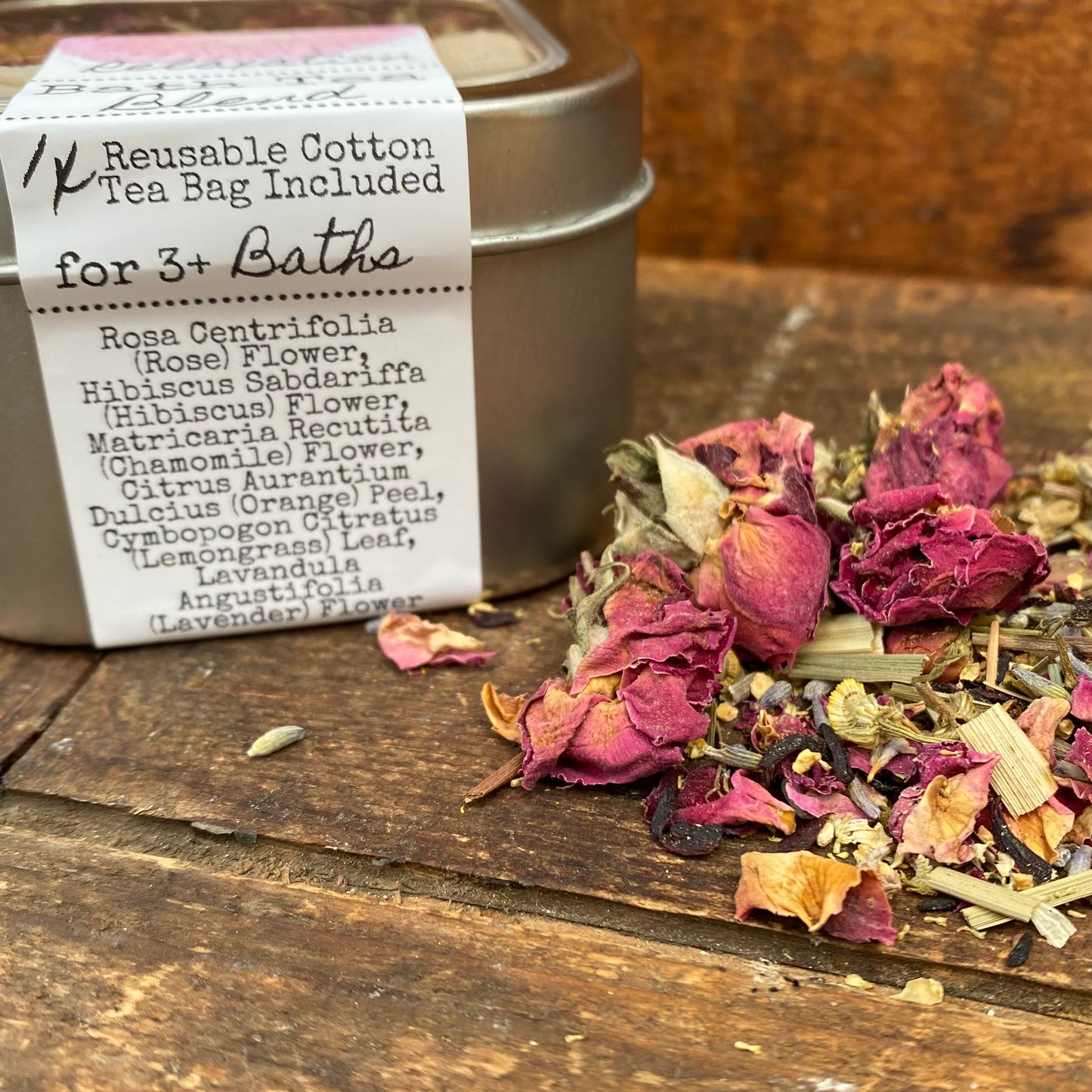 Herbal Bath Tea Blends - 4 Different blends to soak your worries away - Various blends - The Hippie Farmer