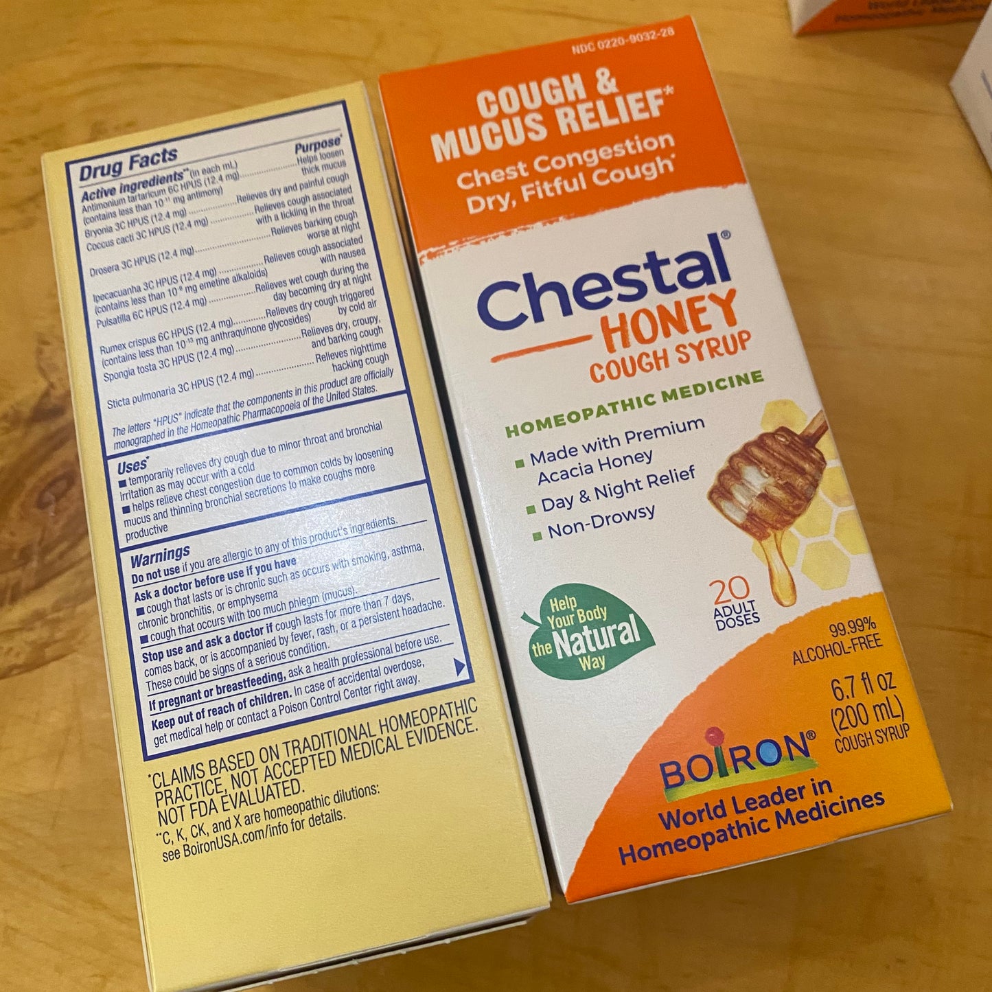 Chestal Honey - Kids or Adults - Cough Syrup - by Boiron Homeopathic - The Hippie Farmer