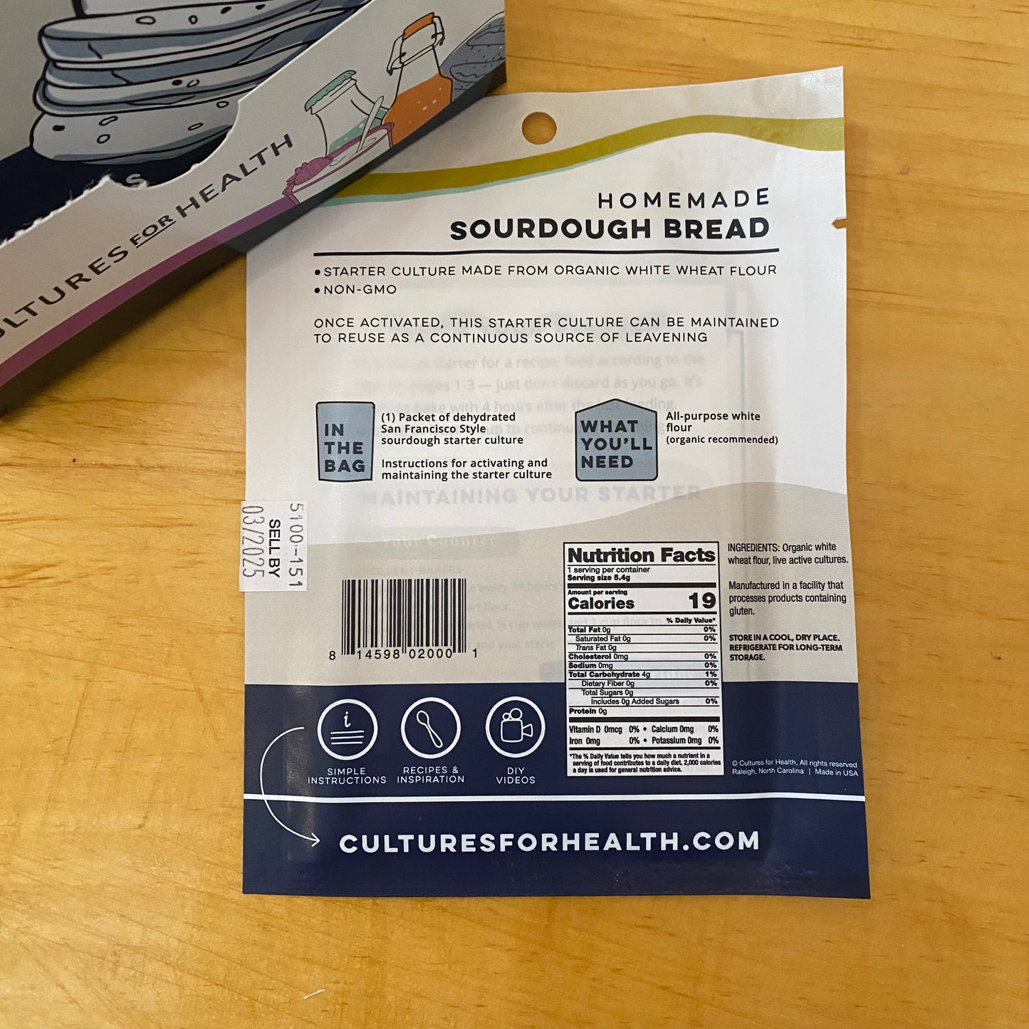 San Francisco Style Sourdough Starter - Starter Culture - by Culture for Health - The Hippie Farmer