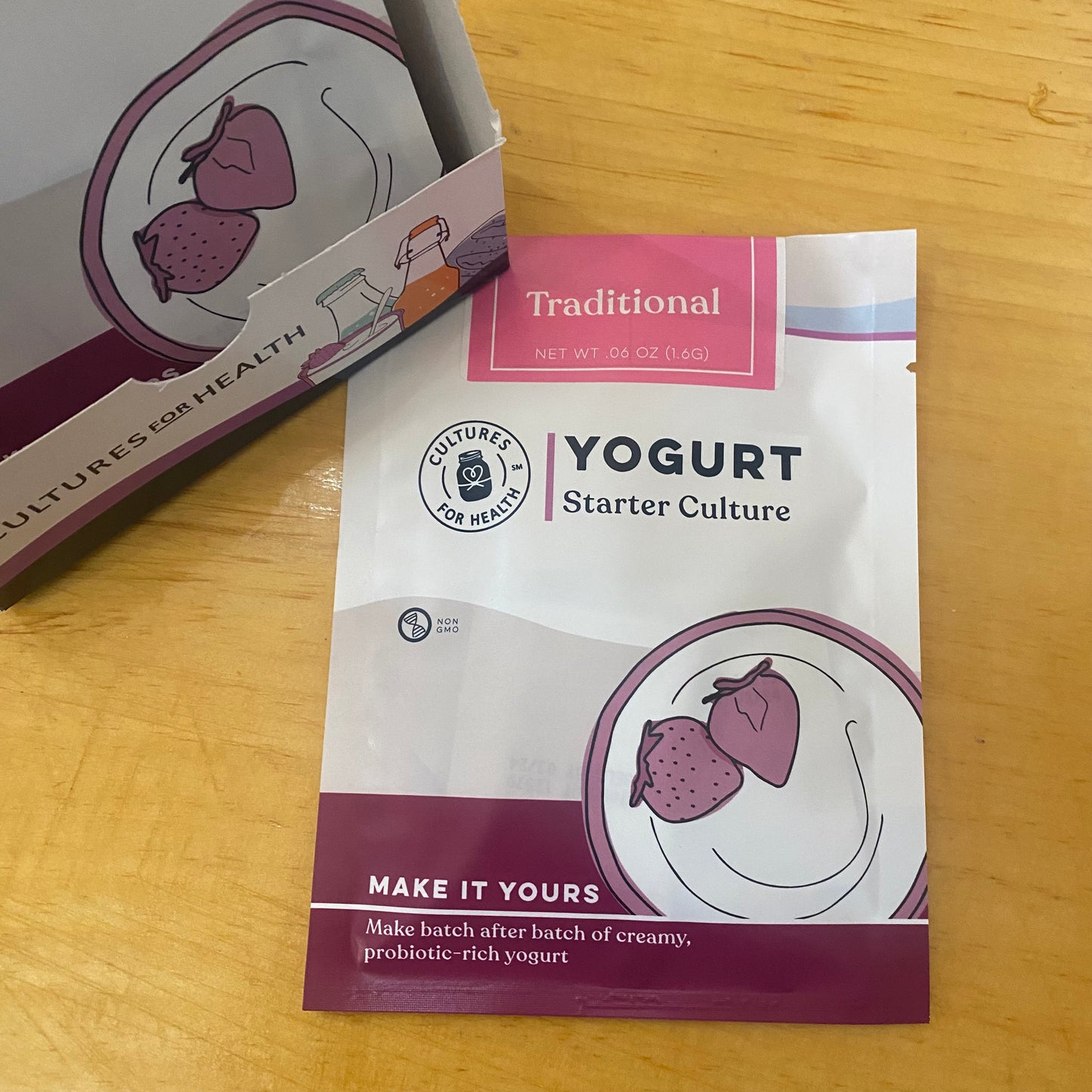 Traditional Yogurt - Starter Culture - by Cultures for Health - The Hippie Farmer