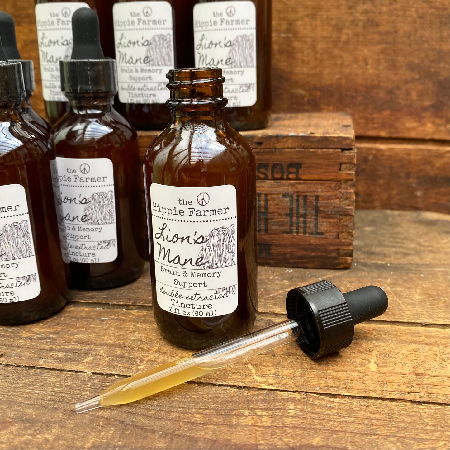Lion’s Mane Tincture - Double Extracted - The Hippie Farmer