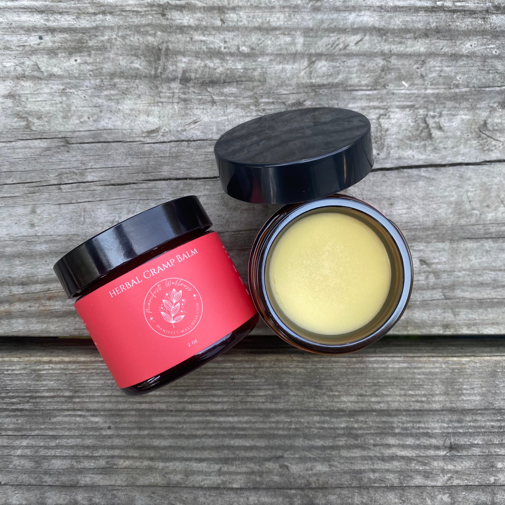 Herbal Cramp Balm by Manifest Wellness - 2oz - The Hippie Farmer